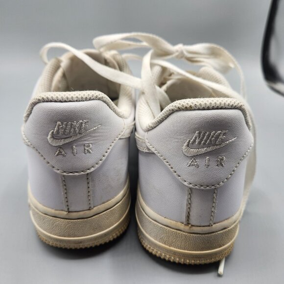 Nike Air Force 1 Low 2019 Womens Size 7 Triple White 315115-112 Sneakers - Picture 7 of 11